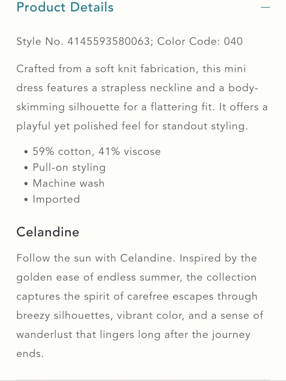 Celandine Strapless Blue Knit Mini Dress - Picture 4 of 5